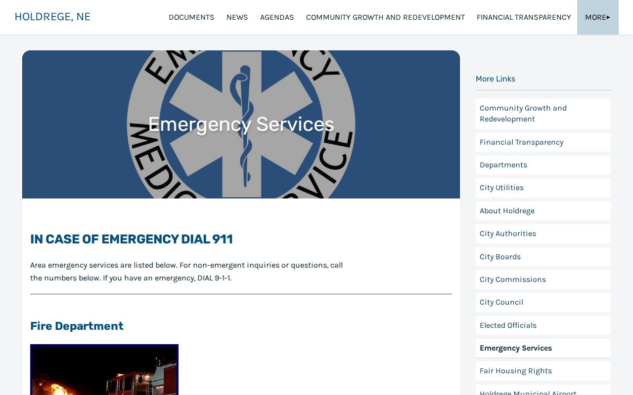 Holdrege criminal history police and emergency services page